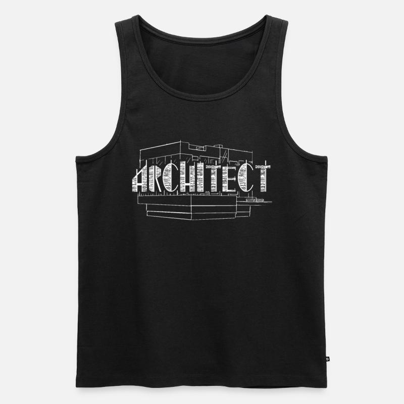 Architecte architecte architecture Architecte - Débardeur bio Premium Homme - noir
