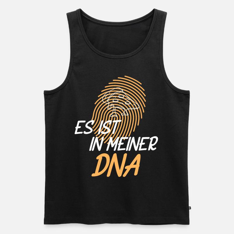 Pizzabäcker Pizza Backen Pizzaria - Männer Premium Bio Tank Top - Schwarz