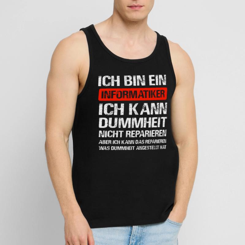 Informatiker Software Programmierer IT-Berater Männer Premium Bio Tank Top