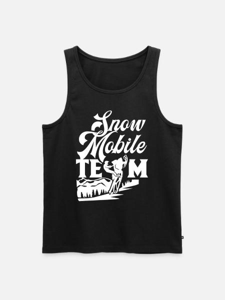 Snowmobile Team Driver Snowmobile Snowmobile - Men's Premium Organic Tank Top - black