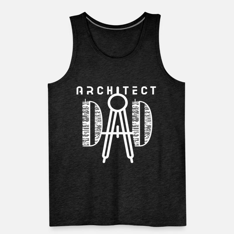 Architecte Papa Architecture Étudiant Architecte Débardeur bio Premium Homme