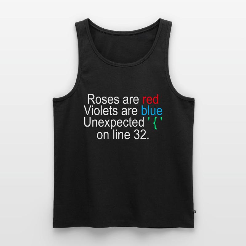 Programmierer Informatiker Programmieren Männer Premium Bio Tank Top