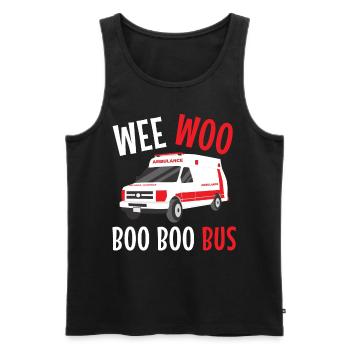 Sanitäter Wee Woo Bus Rettungsdienst - Männer Premium Bio Tank Top - Schwarz - Vorne - AI Model Male 178 light (178cm)