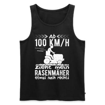 Hobbygärtner Rasenmäher Gärtner Greenkeeper Rasen - Männer Premium Bio Tank Top - Schwarz - Vorne - AI Model Male 178 light (178cm)