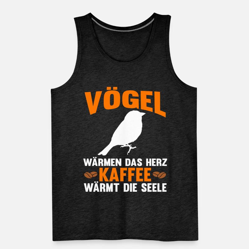 Vogel Kaffee Vogelbesitzer Kaffeetrinker Vögel Männer Premium Bio Tank Top