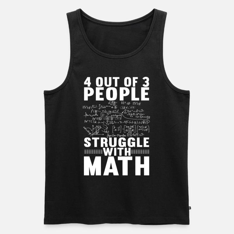 Professeur Math Math Professeur - Débardeur bio Premium Homme - noir
