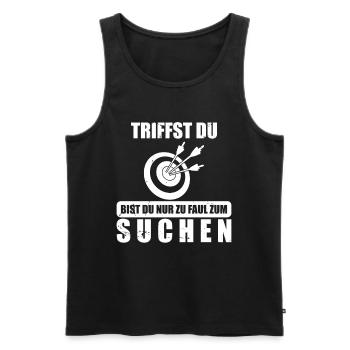 Bogenschießen Bogensport Pfeil Und Bogen Bogen - Männer Premium Bio Tank Top - Schwarz - Vorne - Michal (187cm)