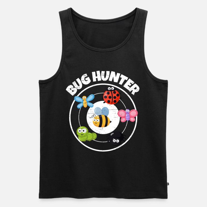 Bug Collecting Bug Hunter - Men's Premium Organic Tank Top - black