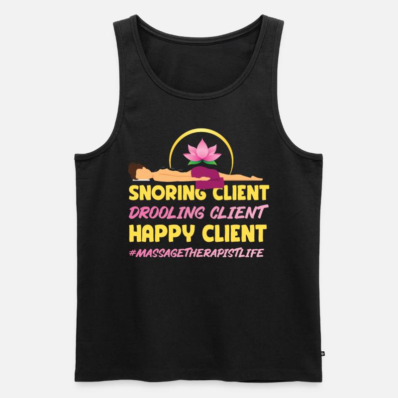 Licensed Massage Therapist Therapy - Männer Premium Bio Tank Top - Schwarz