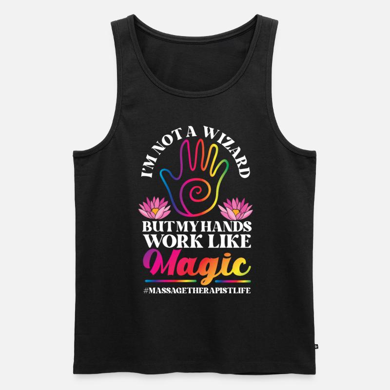 Licensed Massage Therapist Therapy - Männer Premium Bio Tank Top - Schwarz