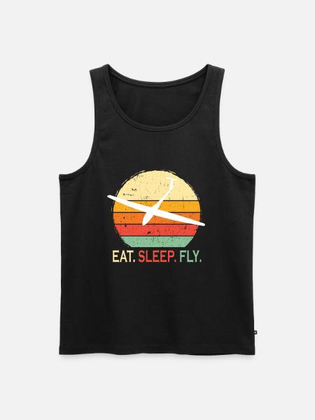 Gliders and gliders - Men's Premium Organic Tank Top - black