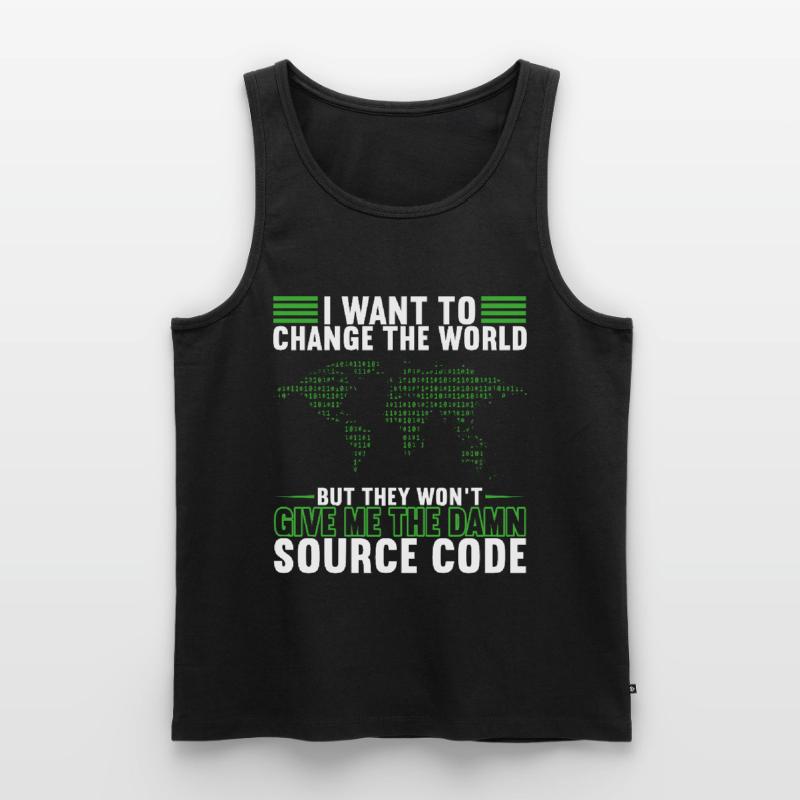 Programmierer Informatiker Programmieren Männer Premium Bio Tank Top