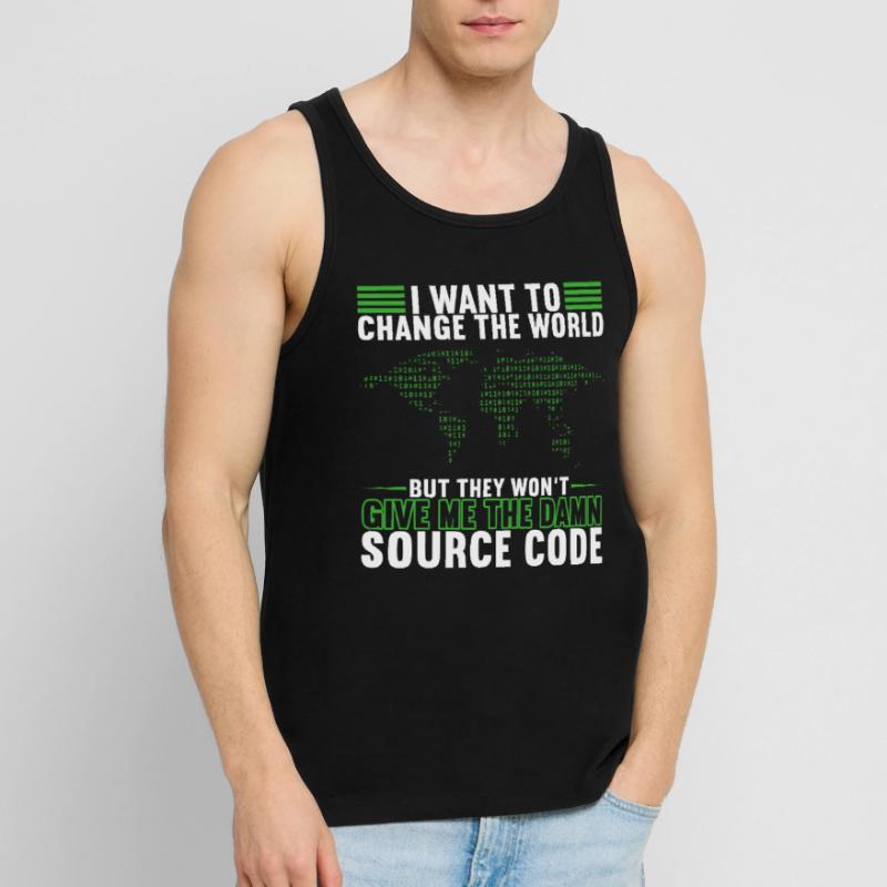 Programmierer Informatiker Programmieren Männer Premium Bio Tank Top