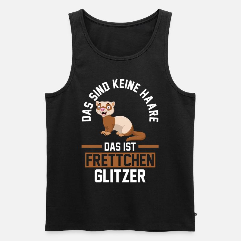Frettchen - Männer Premium Bio Tank Top - Schwarz