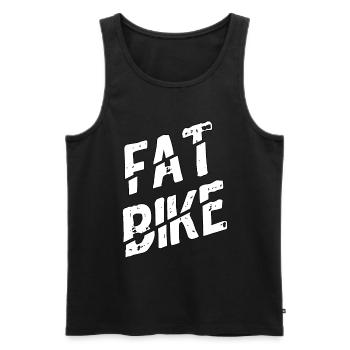 Fatbike Mountain biking Fat bike - Men's Premium Organic Tank Top - black - Front - Michal (187cm)