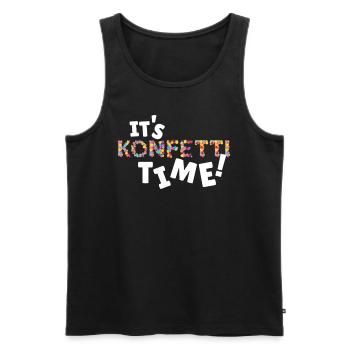Confetti Carnival Carnival Carnival Jeck - Men's Premium Organic Tank Top - black - Front - Michal (187cm)