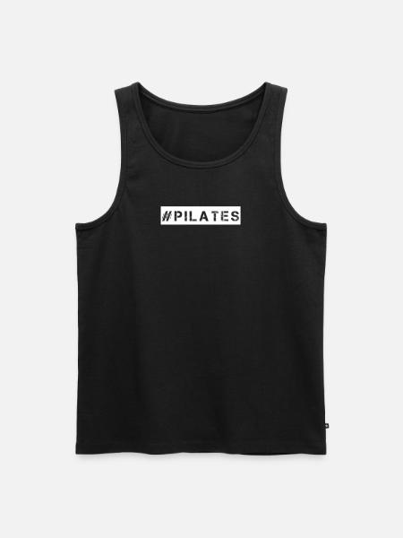 Pilates - #Pilates - Débardeur bio Premium Homme - noir