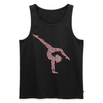 Gymnastics Gymnastics Gymnast - Men's Premium Organic Tank Top - black - Front - Michal (187cm)