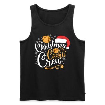 Bake Baking Christmas Cookie Crew - Männer Premium Bio Tank Top - Schwarz - Vorne - AI Model Male 178 light (178cm)
