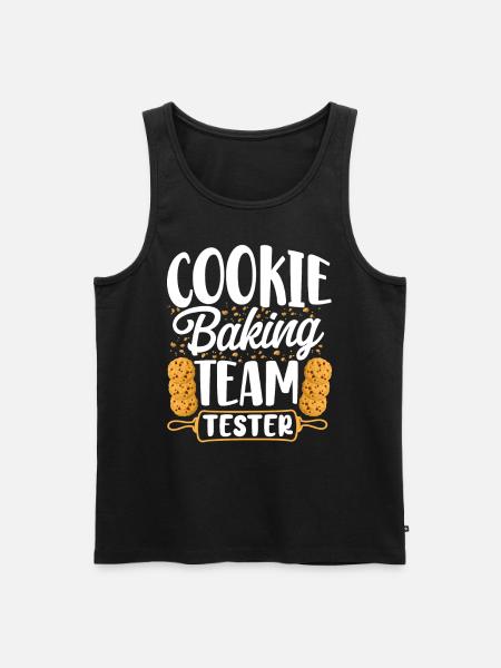 Bake Baking Cookie Team Tester - Men's Premium Organic Tank Top - black