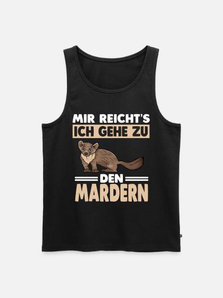 Marder - Männer Premium Bio Tank Top - Schwarz