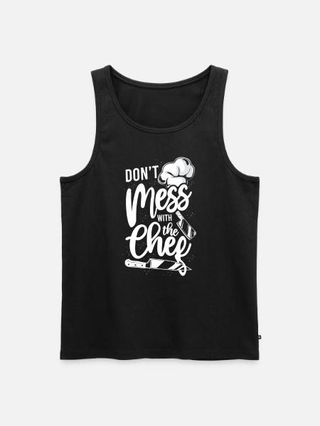 Cooking Cook Kitchen Chef Don'T - Men's Premium Organic Tank Top - black