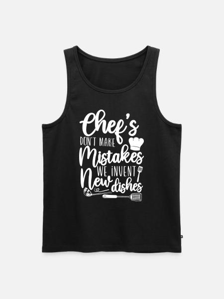 Cooking Cook Kitchen Chef Chefs - Men's Premium Organic Tank Top - black