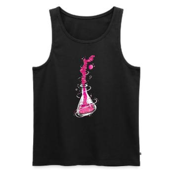 Chemistry I test tube laboratory microscope for - Men's Premium Organic Tank Top - black - Front - Michal (187cm)