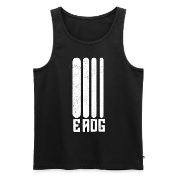 Guitar EADG Bass Bassist Guitar Player - Men's Premium Organic Tank Top - black - Front - AI Model Male 178 light (178cm)