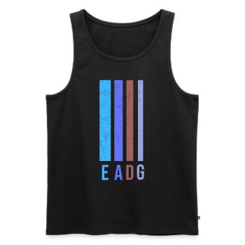 Guitar EADG Bass Bassist Guitar Player - Men's Premium Organic Tank Top - black - Front - AI Model Male 178 light (178cm)