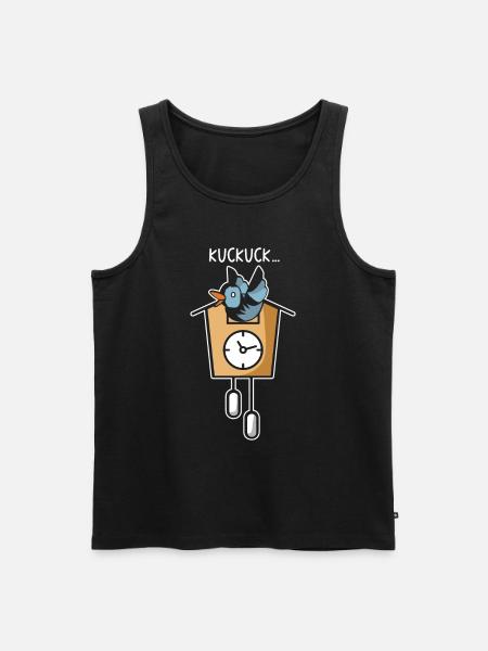 Kuckuck - Männer Premium Bio Tank Top - Schwarz