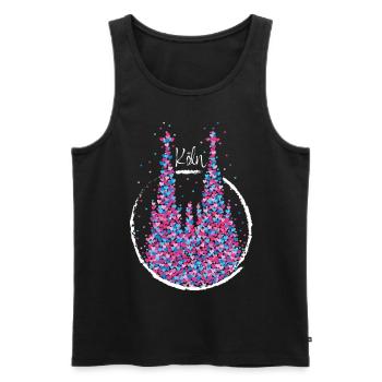 Cologne Real Cologne Carnival Carnival - Men's Premium Organic Tank Top - black - Front - AI Model Male 178 light (178cm)