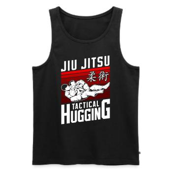 Jiu Jitsu Retro Vintage Jiu Jitsu - Men's Premium Organic Tank Top - black - Front - Michal (187cm)