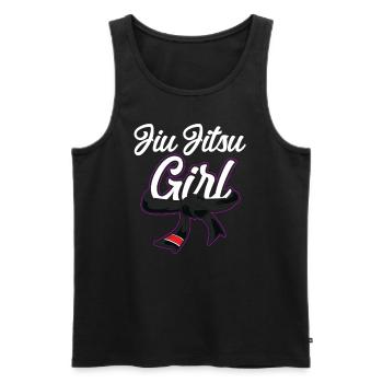 Jiu Jitsu Girl Jiu Jitsu Girl - Men's Premium Organic Tank Top - black - Front - Michal (187cm)