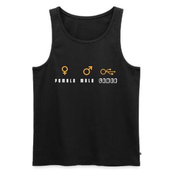 Retro-spiel Videospieler Gamepad Videospiele - Männer Premium Bio Tank Top - Schwarz - Vorne - Michal (187cm)