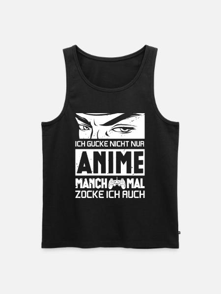 Anime Manga - Männer Premium Bio Tank Top - Schwarz