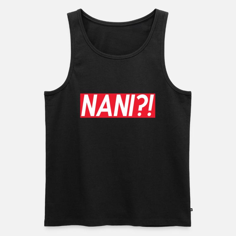 Anime - Männer Premium Bio Tank Top - Schwarz
