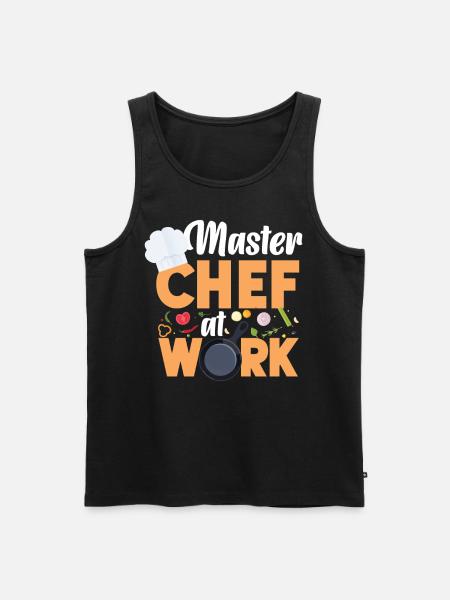 Cooking Cook Kitchen Chef Master - Men's Premium Organic Tank Top - black