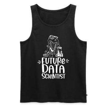 Zukünftiger Datenwissenschaftler Datenanalyst - Männer Premium Bio Tank Top - Schwarz - Vorne - AI Model Male 178 light (178cm)