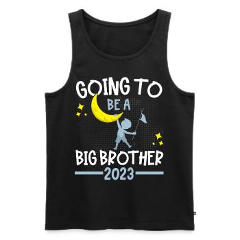 I'm going to be Big Brother 2023 Big Bro 23 - Men's Premium Organic Tank Top - black - Front - Michal (187cm)