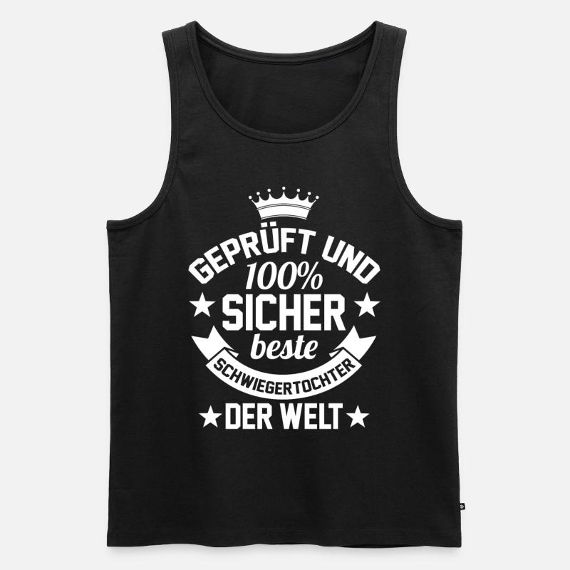 Schwiegertochter - Männer Premium Bio Tank Top - Schwarz