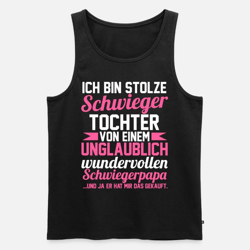 Schwiegertochter - Männer Premium Bio Tank Top - Schwarz
