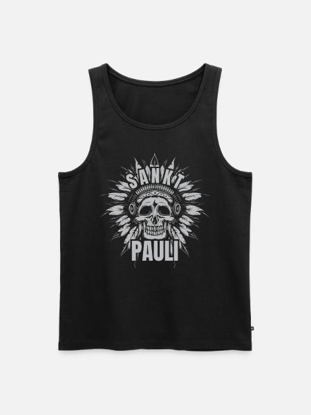 St Pauli. St pauli fan Paulianer Hamburger fan - Herre Premium økologisk tanktop - sort