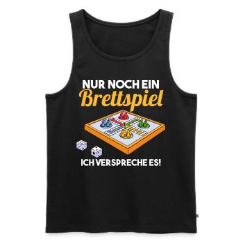 Brettspiel - Männer Premium Bio Tank Top - Schwarz - Vorne - Michal (187cm)