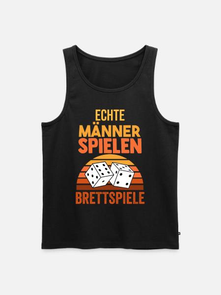 Brettspiele - Männer Premium Bio Tank Top - Schwarz