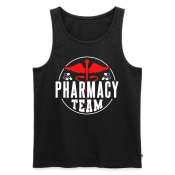 Apotheken Team Apotheke Apotheker Pharmazeut - Männer Premium Bio Tank Top - Schwarz - Vorne - AI Model Male 178 light (178cm)