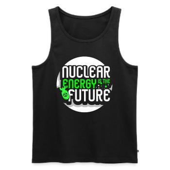 Kernenergie Ist Die Zukunft Atomkraft Kernkraft - Männer Premium Bio Tank Top - Schwarz - Vorne - AI Model Male 178 light (178cm)