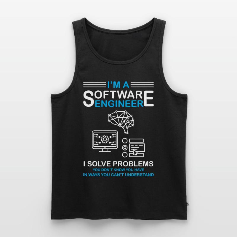 I'm a Software Engineer Software Developer Männer Premium Bio Tank Top
