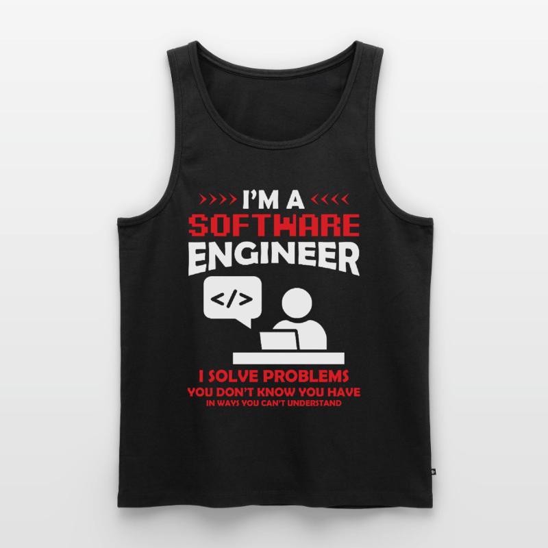 I'm a Software Engineer Software Developer Männer Premium Bio Tank Top