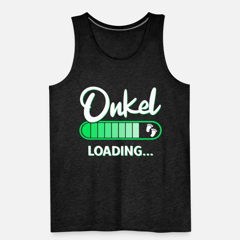 Werdender Onkel Loading Schwangerschaft verkünden Männer Premium Bio Tank Top